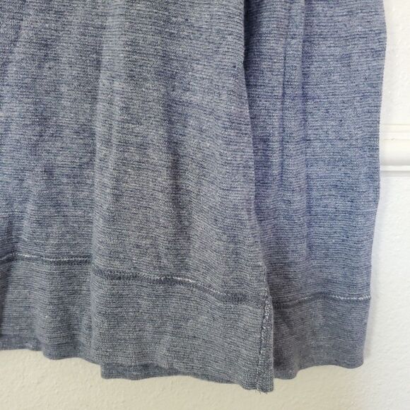 J. Crew Knitted Goods Tee Long Sleeve T-Shirt Heather Blue Color Size Large - Picture 5 of 16